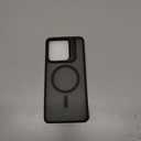 Magnetic for Moto G Stylus 5G 2025 Case with Screen Protector, Built-in Camera Stand Phone Case Shockproof Protective Translucent Matte Cover for Motorola Moto G Stylus 5G 2025 Case (Black)