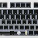 EPOMAKER x LEOBOG Hi75 Aluminum Alloy Wired Mechanical Keyboard Barebones Kit, Programmable Gasket-Mounted Gaming Keyboard Kit, Hot Swappable, with Mode-Switching Knob, NKRO for Win/Mac (White)