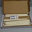 Homemory 12 Pcs Flameless Taper Candles with Remote Timer Dimmer, 11 inches Ivory Taper Candles Battery Operated, Plastic LED Candlesticks with Flickering Flame for Halloween Christmas Church Wedding