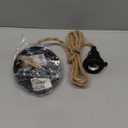 15ft Plug in Pendant Light with Cord Dimmable Switch Rattan Hanging Lamp with Hand Woven Wicker Plug in Chandelier Boho Hanging Lights Fixture for Bedroom Kitchen Hallway Foyer