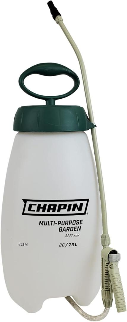 Chapin International Sprayers Choice 25214 2-Gallon Plastic Tank Sprayer, Translucent White
