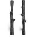 8PCS 3inch Hole Center Tree Branch Black,Dresser Handles Modern Alloy Cabinet Handles Drawer Pulls Leaf Handle,Modern Style
