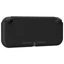 eXtremeRate PlayVital Black Protective Grip Case for Nintendo Switch Lite, Hard Cover Protector for Nintendo Switch Lite - Screen Protector & Thumb Grips & Buttons Caps Stickers Included