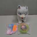 OR OR TU Walking Toy Cat with Remote Control Leash, Plush Cat Electronic Interactive Toys for Kids, Shake Tail, Licking, Pretend Dress Up Realistic Stuffed Animal Cat Age 3 4 5 6+ Years Old Best Gift