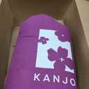 Kanjo Acupressure Mat and Pillow Set for Back Pain Relief & Neck Pain Relief, with Pressure Points for Muscle Pain Relief with Travel Bag - Amethyst
