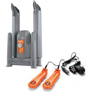 DryGuy Solutions to All Your Wet & Sweaty Shoes, Force Dry DX + Travel Boot Warmer, Bundle