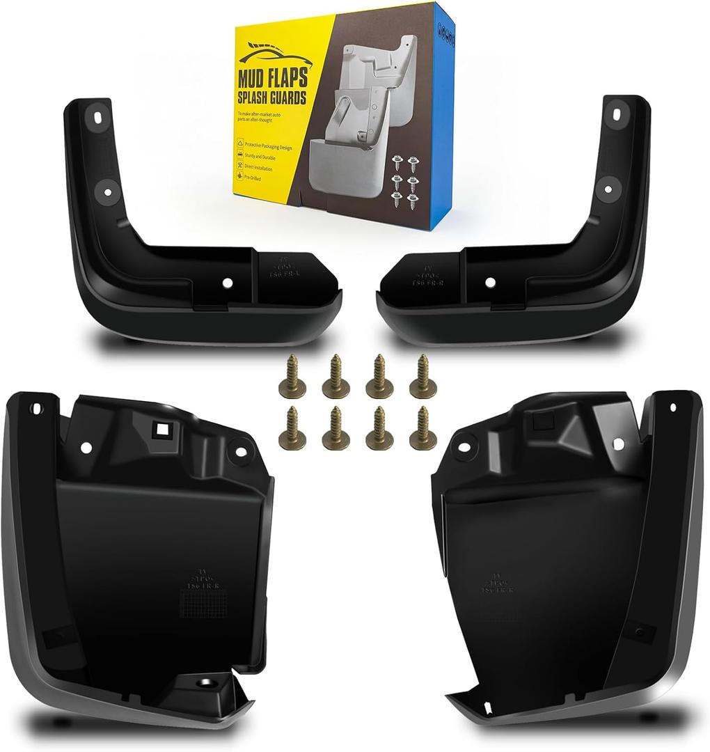 Mud Flaps Fit for 2012-2015 Ho-nda Civic 4-Door Sedan (Not Fits 2-Door Coupe/Hatchback Models), Dedicated Mudguard for Four Seasons Universal Protection, Front and Rear