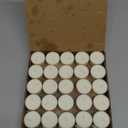 Soy Tealight Candles 50 Pack, 6 Hours Long Burning Tealights Candles Bulk, Natural Soy Wax Tea Light Candle Paraffin-Free, Unscented Small Tea Candle for Emergency,Dinner (White)