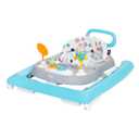 Smart Steps Trend Plus 2-in-1 Activity Walker with Deluxe Removable Toys, Walk-Behind Bar, Adjustable Height and Flat Fold Frame for Storage, Ages 6 Months +, Orbits White
