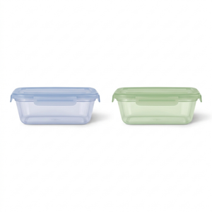 ELLO Plastic Storage Containers, 2 Pack
