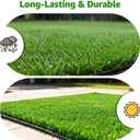 Artificial Turf Grass Outdoor: Grass Pad for Dogs Indoor Potty Training, Replacement Turf Rug for Patio Balcony Lawn Apartment Decoration, Easy to Clean with Drainage Holes(31.5x47.3 inch)