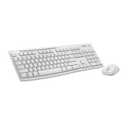 Logitech MK270 Wireless Keyboard and Mouse Combo for Windows, 2.4 GHz, 8 Multimedia Keys, PC, Laptop, Wireless Keyboard Compact Mouse Combo - White (1 Pack)