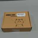 QinRuan Fox Cat Long Fur Ears Hair Headwear Wolf Animal Anime Halloween Cosplay Costume (4-wine)