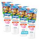 Orajel Kids Paw Patrol Anti-Cavity Fluoride Toothpaste, Natural Fruity Bubble Flavor, 4.2oz (4-Pack)