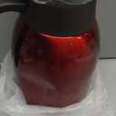 54oz Thermal Coffee Carafe, Stainless Steel Insulated Thermal, Double Wall Vacuum Flask, Small Coffee Carafe for Keeping Hot or Cold Drinks, Coffee, Tea (Bright Red)