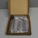 Flameless LED Candles with Timer 5 Pc Flickering Flameless Candles for Romantic Ambiance and Home Decoration Stable Acrylic Shell, with Embedded Star String Battery Operated Candles Grey