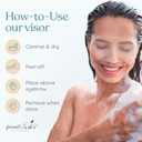 Eyelash Shield Shower Visor For Adults - 200 Eye Shields for After Surgery Shampoo, Microblading Supplies Permanent Makeup Supplies - Lash Guard - Eyelash Protector - Eye Shield After Cataract Surgery (1 Count (Pack of 200))