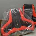 2pc Sport Style Racing Seat Headrest 496 * 386cm Plug-in Detachable Leather High Elasticity Head Rest,Rod Diameter :14mm