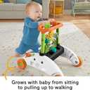 Fisher-Price 2-Sided Steady Speed Panda Walker, Interactive Baby Walking Toy with Activities and Learning Songs 