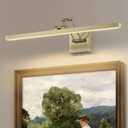 Antique Bronze Picture Lights for Wall Hardwired LED Picture Frame Light Dimmable Painting Lights for Wall Portrait Artwork 23.62 inch 14W Warm White