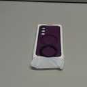 Designed for Samsung Galaxy S24 Case with Magnetic Ring Stand [Compatible with Mag-Safe][Military Grade Drop Protection][Build in Kickstand] Shockproof Galaxy S24 Phone Case 6.2",Purple