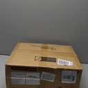 Furnulem Dresser for Bedroom, Tall Nightstand, Vertical Chest with Wood Top, Charging Station, LED Lights, 5 Fabric Bins, Bedside Table with Shelf, Furniture for Entryway (5 Drawer, Black Oak)