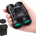 12X25 Mini Pocket Binoculars for Adults Kids, Small Compact Binoculars for Bird Watching, Opera Concert