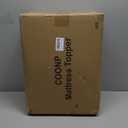 COONP King Mattress Topper, Extra Thick Pillowtop, Cooling Plush Mattress Pad Cover Cotton Top Bed Topper Protector with 8-21 Inch Deep Pocket (White)