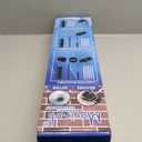 24 Feet Dryer Vent Cleaning Kit - Chrome Button Locking System - Dryer Vent Cleaner Kit With Vacuum Attachment, Nozzle, Hose and Adapter