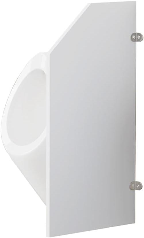 Public Toilet Partition for Men's Durable Wall-Mounted Men's Urinal Privacy Screen - Public Toilet Partition for Kindergartens, schoolShopping Malls, and Public Places 35.43x15.74x0.63 inch 1PCS