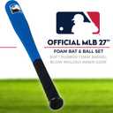 Franklin Sports MLB Kids Foam Baseball Bat + Ball Set, One Size