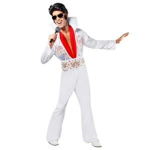 Aloha Elvis Adult Costume (White)