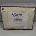 Bare Home Split Head Flex King Sheet Set - 1800 Ultra-Soft Microfiber Bed Sheets - Double Brushed - Deep Pockets - Easy Fit - 4 Piece Set - Bedding Sheets & Pillowcases (Sand)