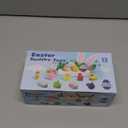 Non Candy Easter Egg Fillers Stuffers for Kids 24 PCS, Easter Mochi Squishy Fidget Toys Gifts Basket Essentials for Toddler, Mini Party Favors Supplies Prizes Goodie Treat Bag Trinkets for Boys Girls