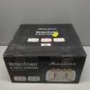 Roter Mond Toaster 4 Slice Retro Stainless Steel with Extra Wide Slots Bagel, Defrost, Reheat Function, Dual Independent Control Panel, Removable Crumb Tray, 6 Browning Levels, Pink