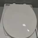 KOHLER K-4775-96 Brevia Round Toilet Seat with Quick-Release Hinges And Quick-Attach Hardware For Easy Clean, Biscuit