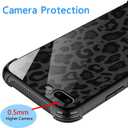 ZHEGAILIAN for iPhone 7/8/SE2/SE3 Case, Military-Grade Protection, All-Around Shockproof Corners, Anti-Scratch Phone Case for iPhone 7/8/SE2/SE3, Black Grey Leopard