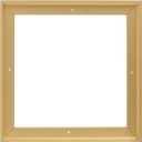 PIXY CANVAS Floater Frame 12x12 for 3/4 (0.75) inch Deep Canvas Paintings/Canvas Prints/Wood Canvas Panels/Wall Art/Wall Decor/Home Decor/Artwork (Brass Gold, 12 x 12 inch, Square)