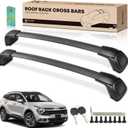 YHTAUTO Car Roof Rack Cross Bar Compatible with Kia Sportage 2023 2024 w/Flush Rails, 165 Lbs Aluminum Alloy Cargo Bar for Rooftop Tent Kayak Bike Luggage Snowboard Ski Board Canoe