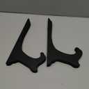 Tatuo 2 Packs Wooden Plate Stands for Display, Plate Holder Display Stand, Picture Frame Stand Easels, Tabletop Art Holder, Book Dish Decorative