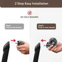 Office Chair Wheels, Set of 5 Caster Wheels Office Accessories, 3 Inch Heavy Duty Casters for Chairs to Replace Office Chair Mats, Smooth & Quiet Universal Fit for Most Chairs(5 Pack)