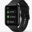 Smart Watch for Women and Men, 1.96-Inch Touch Screen Fitness Tracker, Black, IP68 Waterproof, Heart Rate Monitor, Sleep Tracking, Bluetooth Calling for Android iPhone and iOS.