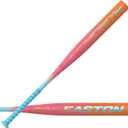 Easton | Ghost OG Rainbow Sherbert Fastpitch Softball Bat | Approved for All Fields | -11 Drop | 33 Inch, Blue / Pink / Orange