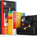 Polaroid Now+ Generation 2 - Camera + Film Bundle (16 Photos Included) - Black - Bluetooth Connected App Controlled Instant Film Camera-6250