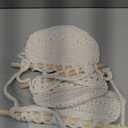 3 Tier Hanging Fruit Basket, Cotton Woven Wall Hanging Basket for Organizing Fruit Vegetable Storage, Boho Wall Baskets for Kitchen Bedroom Living Room