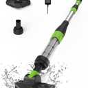 Cordless Pool Spa Hot Tub Vacuum Cleaner, Handheld Rechargeable Pool Cleaner, Suitable for Small Pools for Sand and Debris, Above-Ground Pools, Hot Tubs, Spas, Black