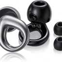 Ear Plugs for Sleeping Noise Cancelling, ReusablBlack-Sliver