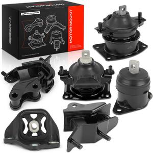 A-Premium Engine Motor Mount and Transmission Mount Kit Compatible with Acura TSX 2004 2005 2006 2007 2008 2.4L, Manual Transmission, 6-PC Set, Replace# 50860SDAA12