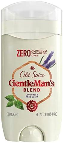 Old Spice, GentleMan's Deodorant Aluminum Free - Lavender & Mint, 3 Ounce 3Pcs