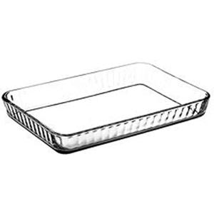 Pasabahce Borcam 59204 Rectangular Glass Dish Form and Mould 40 x 27 cm